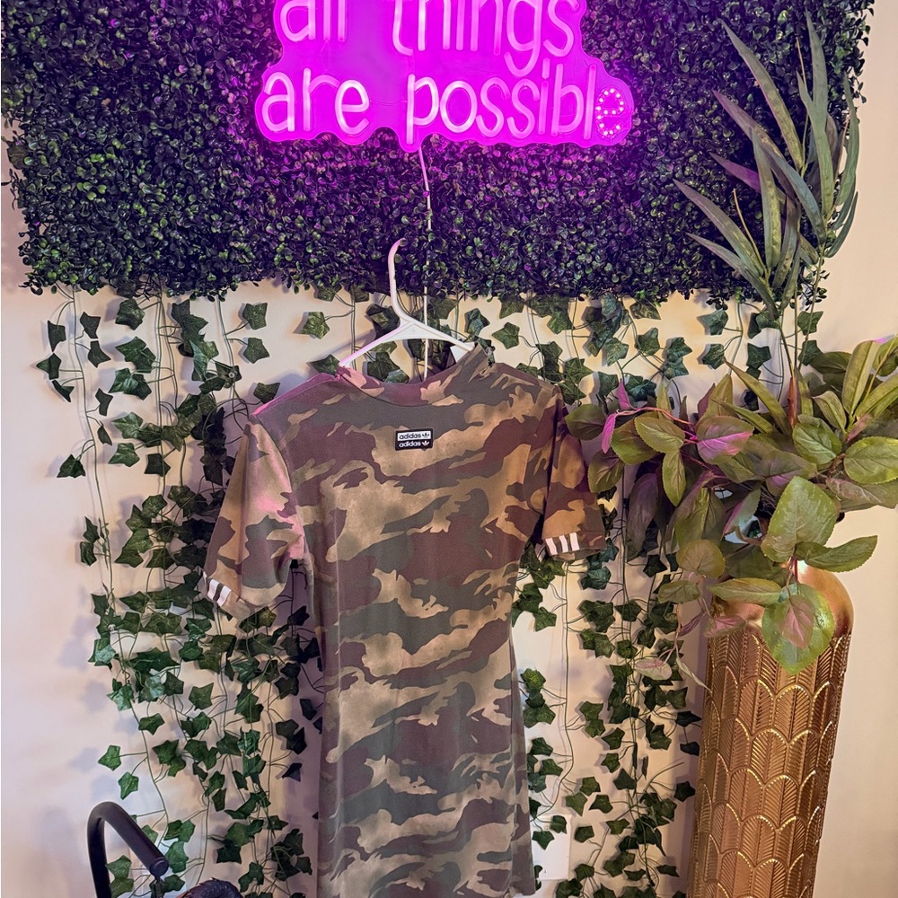 adidas Camouflage Mini Dress